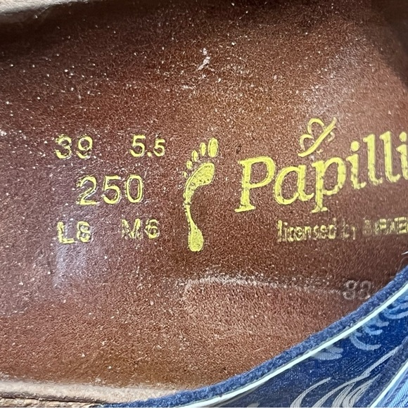 Papillio Blue Floral Double Strap Sandals - Picture 9 of 9